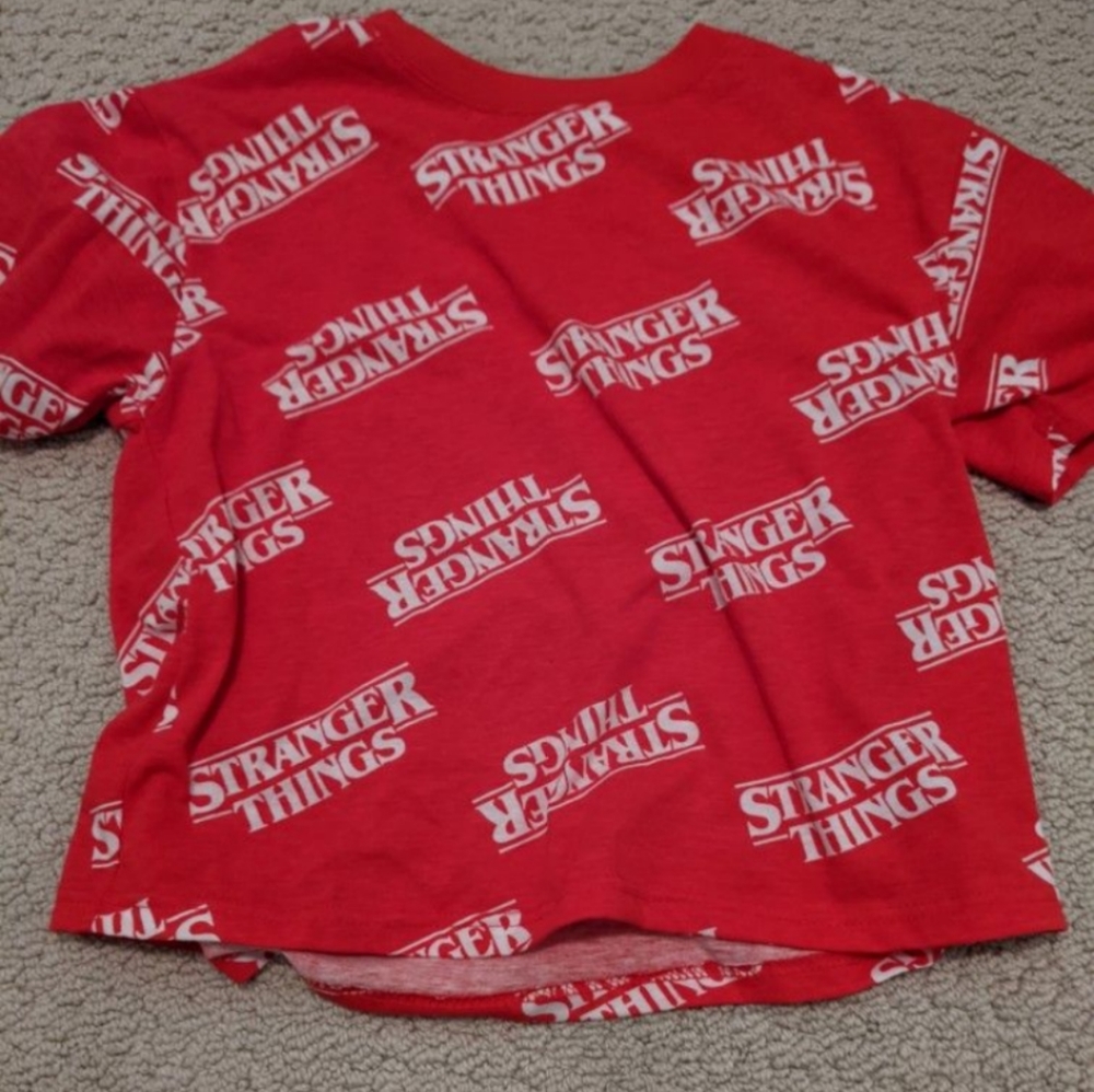 Red Stranger Things T-shirt